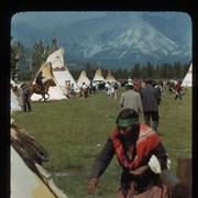Cover image of Banff Indian Days camp scene