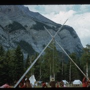 Cover image of Banff Indian Days grounds 1950