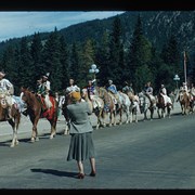 Cover image of Banff Indian Days parade 1953