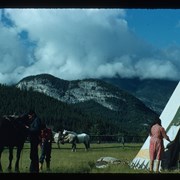 Cover image of Banff Indian Days grounds 1954
