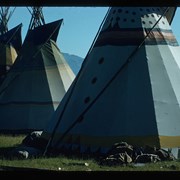 Cover image of Tipis at Banff Indian Days 1954