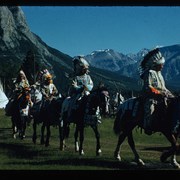 Cover image of Preparing for Banff Indian Days parade