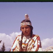 Cover image of Close-up of unidentified Indigenous woman