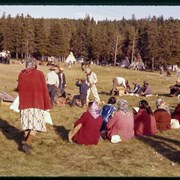 Cover image of Banff Indian Days grounds with crowds of people