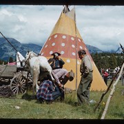 Cover image of Banff Indian Days camp scenes