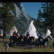 Cover image of Beginning of Banff Indian Days parade