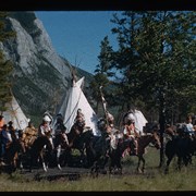 Cover image of Beggining of Banff Indian Days parade