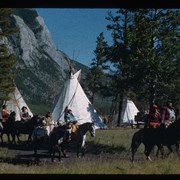 Cover image of Beginning of Banff Indian Days parade