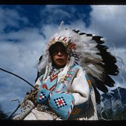 Cover image of Unknown child at Banff Indian Days