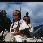 Cover image of Unknown children at Banff Indian Days