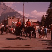 Cover image of RCMP leading Banff Indian Days parade