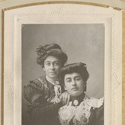 Cover image of White & Curren Family Cabinet Card Album