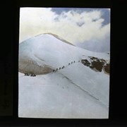 Cover image of On snowfield near the top of Huber [Mount Huber]