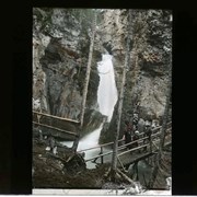 Cover image of The falls, Johnston Canyon - Banff National Park
