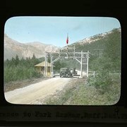 Cover image of Entrance to Park Exshaw - Banff National Park