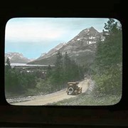 Cover image of Entrance Road to Waterton Townsite W.L.P. [Waterton Lakes Park] - Waterton Lakes National Park