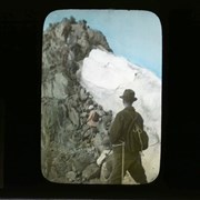 Cover image of Climbers approaching summit [Mount Lefroy?]