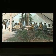 Cover image of Camp group in tent