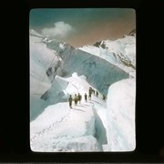 Cover image of Group hiking glacier