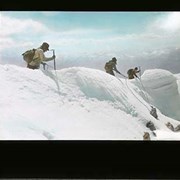 Cover image of Climbers traversing snowy peak