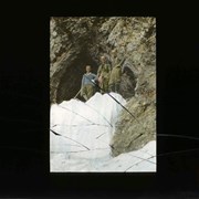 Cover image of Hikers at cave entrance