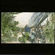 Cover image of Campers and dog