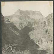 Cover image of "Bright Angel trail just above the granite"