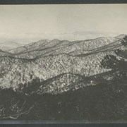 Cover image of "From ridge between 8360 & Fossil Leaf Mt. Sandia Mts in distance-"