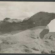 Cover image of Unidentified figure on rock