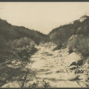 Cover image of "Cajon Pass, San Gabriel Mts in distance"