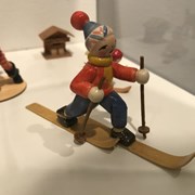 Cover image of Skier Figurine