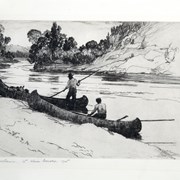 Cover image of Untitled [Two Men in Canoes]