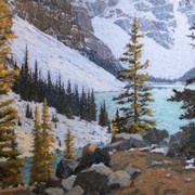 Cover image of Last Rays of Sun, Moraine Lake