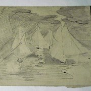 Cover image of Three Sailboats