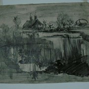 Cover image of Pond and Farmhouse