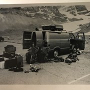 Cover image of Preparing for Climb, Columbia Icefields, Americans from Rochester, N.Y.