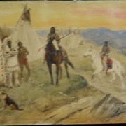 Cover image of Indians Returning to Camp