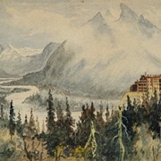 Cover image of Banff Springs Hotel, Rocky Mountains 1887