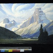 Cover image of Untitled [mountain peak and valley]