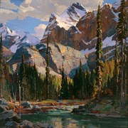 Cover image of Mount Biddle at Lake O'Hara