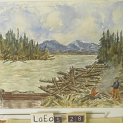 Cover image of On Finlay River 15 Miles From Ft. Ware, B.C.