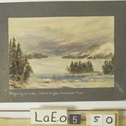 Cover image of Beginning of Winter, Old Fort Wrigley, MacKenzie River