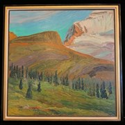 Cover image of Evening Forms - Slopes and Mt. Athabasca