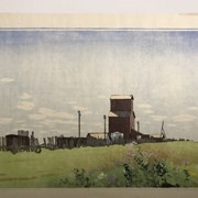 Cover image of Grain Elevator at LaSalle, Manitoba