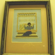 Cover image of Untitled (woman at a tapestry loom)