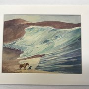 Cover image of Untitled [Glacier and Horse]