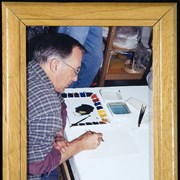 Cover image of Robert Sinclair portrait in studio by Roger Belly c. 1990s