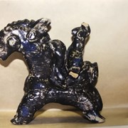 Cover image of Untitled [Ceramic Horse-type Figure]