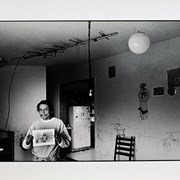 Cover image of Horace Shouting With His Photograph (From 2000) in His Living Room