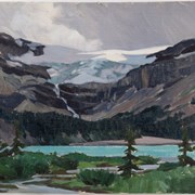 Cover image of Bow Glacier, Bow Lake